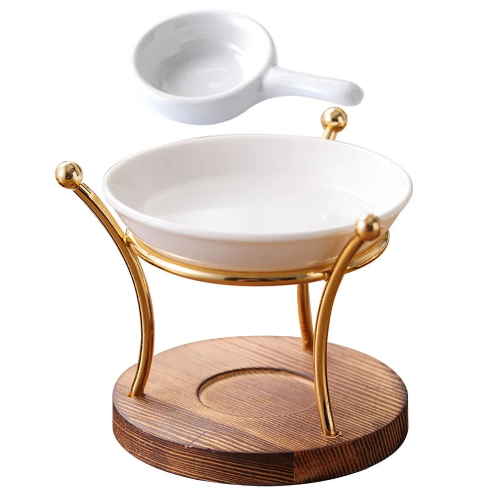 

1Set Ceramic Tealight Holder Essential Oil Burner Vintage Wax Melt Warmer Aromatherapy Furnace for Bedroom Living Room