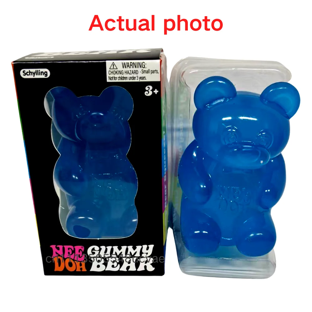 Schylling Nee Doh Quallen- & Süßbärchen-Spielzeug, Weiches Jelly-Squeeze-Stressabbau-Spielzeug, Sensorisches NeeDoh für Kinder & Erwachsene – Detail 12