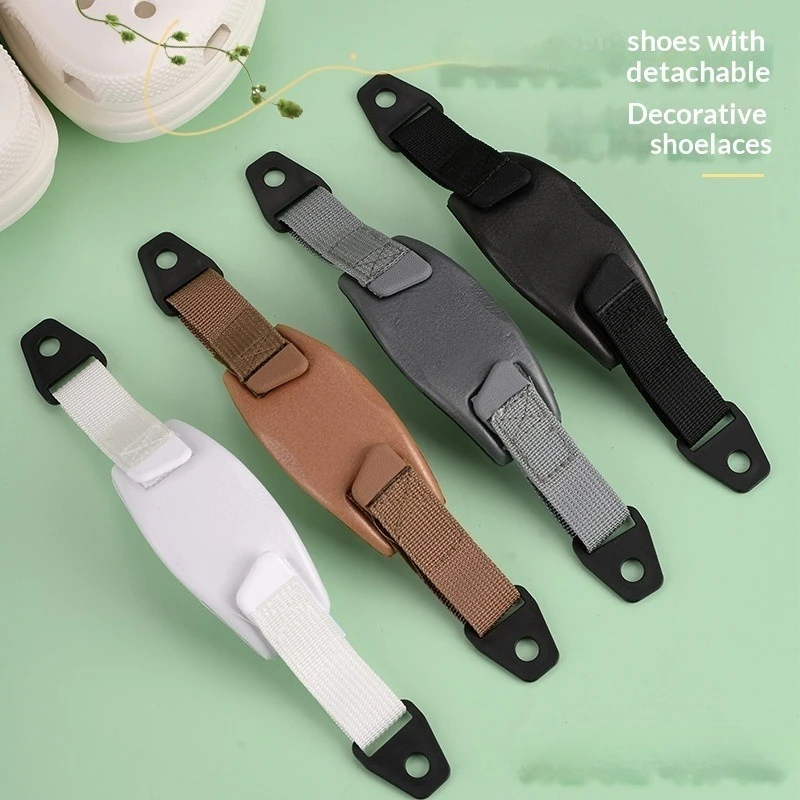 New Garden Shoe Replacement Heel Strap, Canvas Magic Tape Detachable Shoe Straps Accessories for Clogs