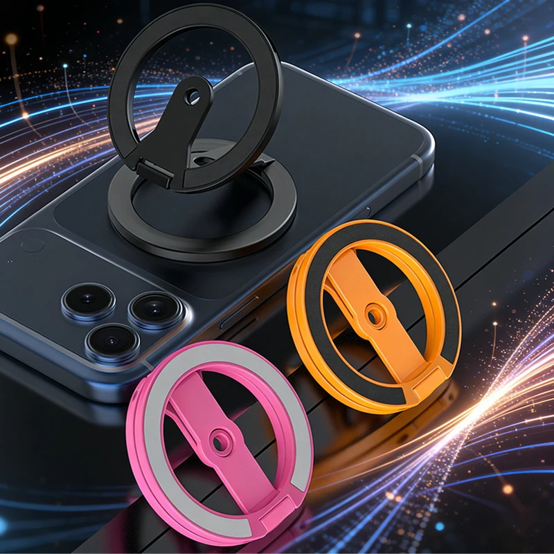 

For Magsafe Mobile Phone Strong Magnetic Stand Photography Accessories Folding Double-sided Magnet Stand for iPhone Pro Samsung