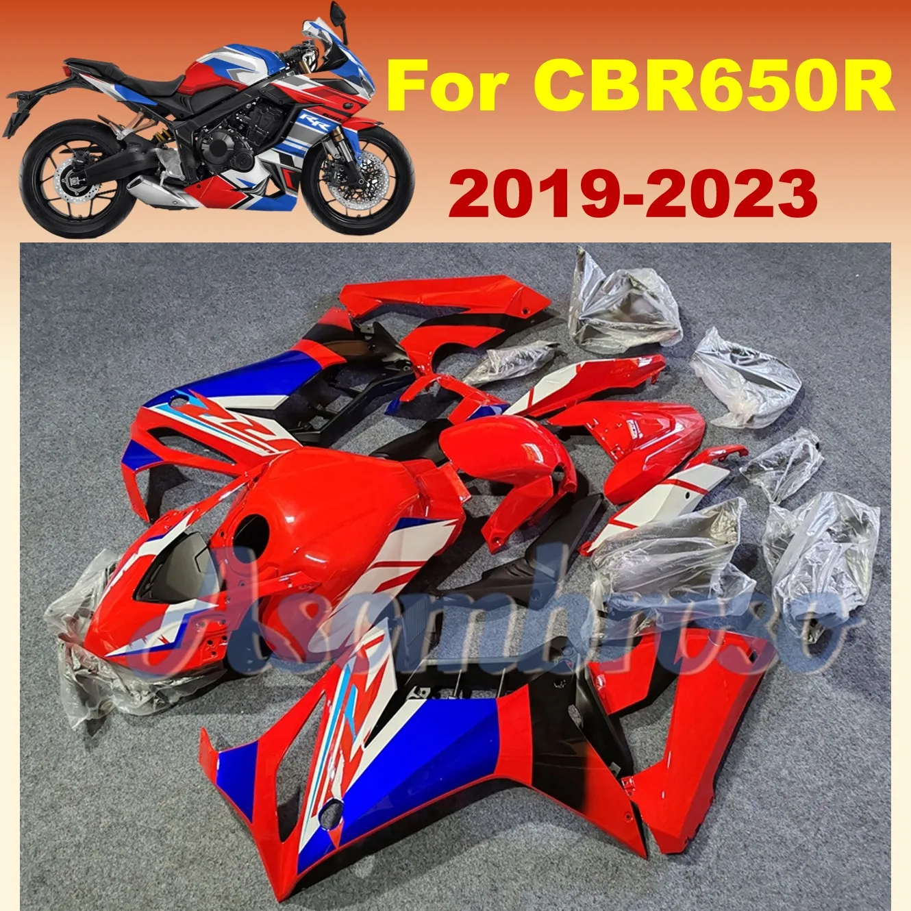 

Plastic Bodywork Set For Honda CBR650R 2019 2020 2021 2022 2023 CBR 650 R ABS Fairing Replacement Kit