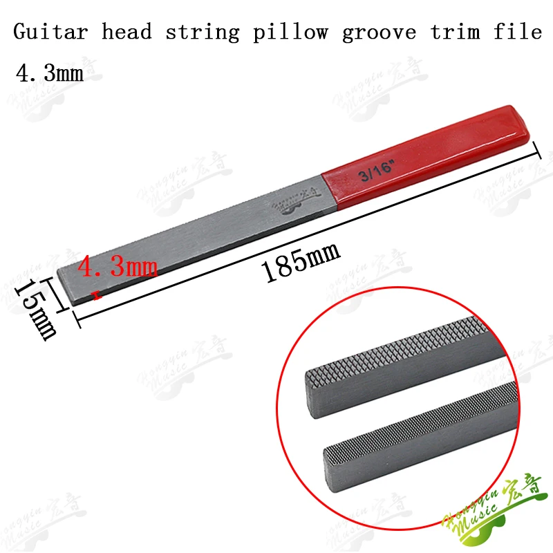 Guitar pillow grinding file block string pillow slotted file Square saw file block making repair tools