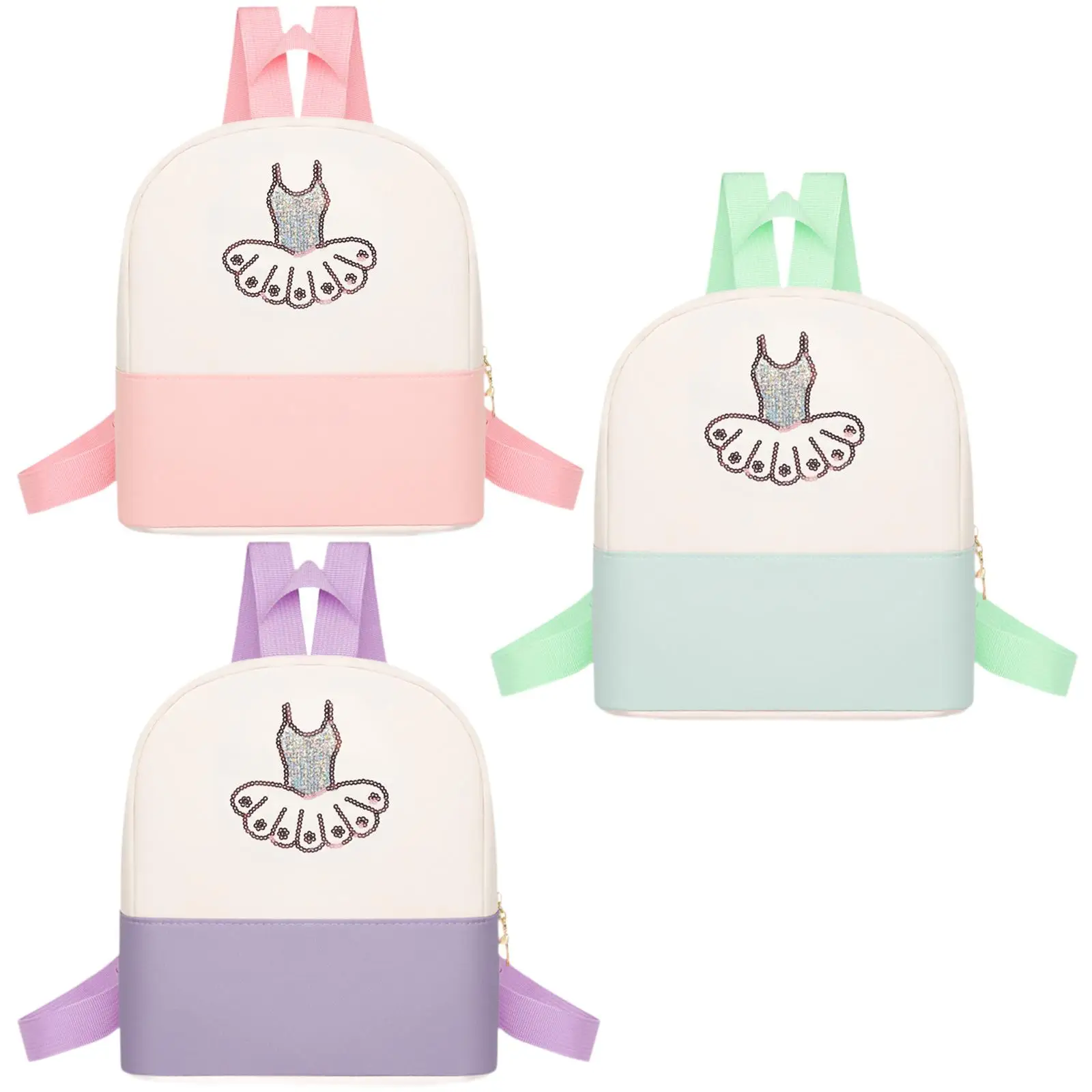 Ballet Dance Backpack Rucksack Gym Bag Sweet Portable Dance Bag Tutu Dress Dance Bag Duffle Bag for Sports Gymnastics Travel