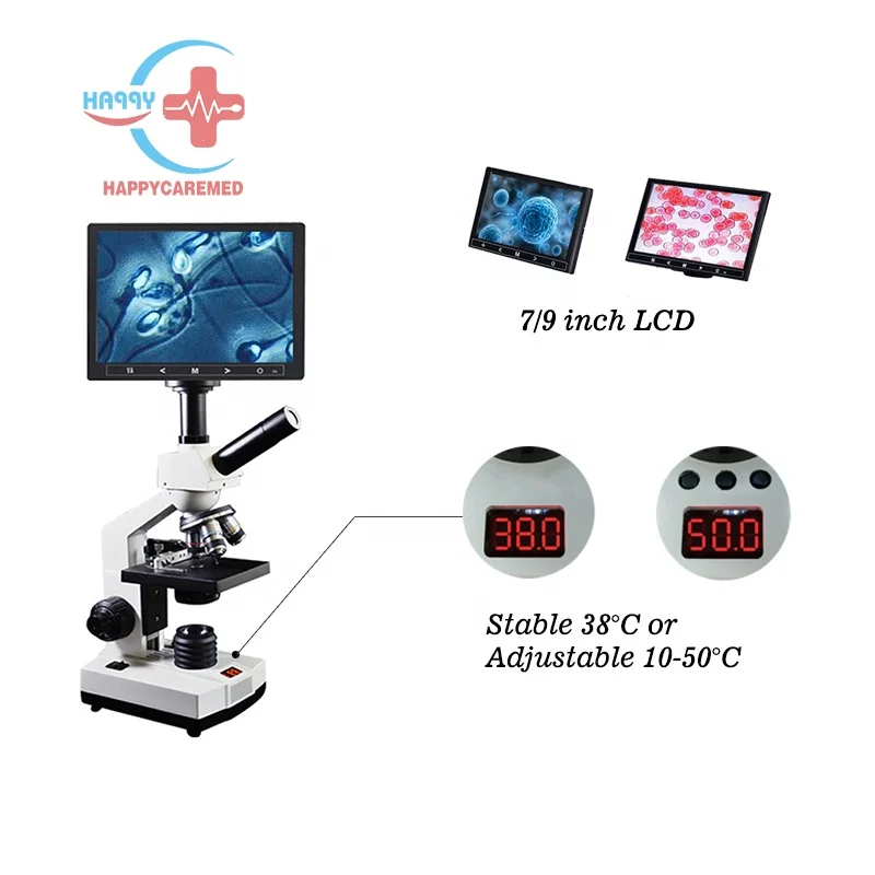 

HC-R069 7 inch portable digital microscope/ digital LCD microscope for Veterinary microscope