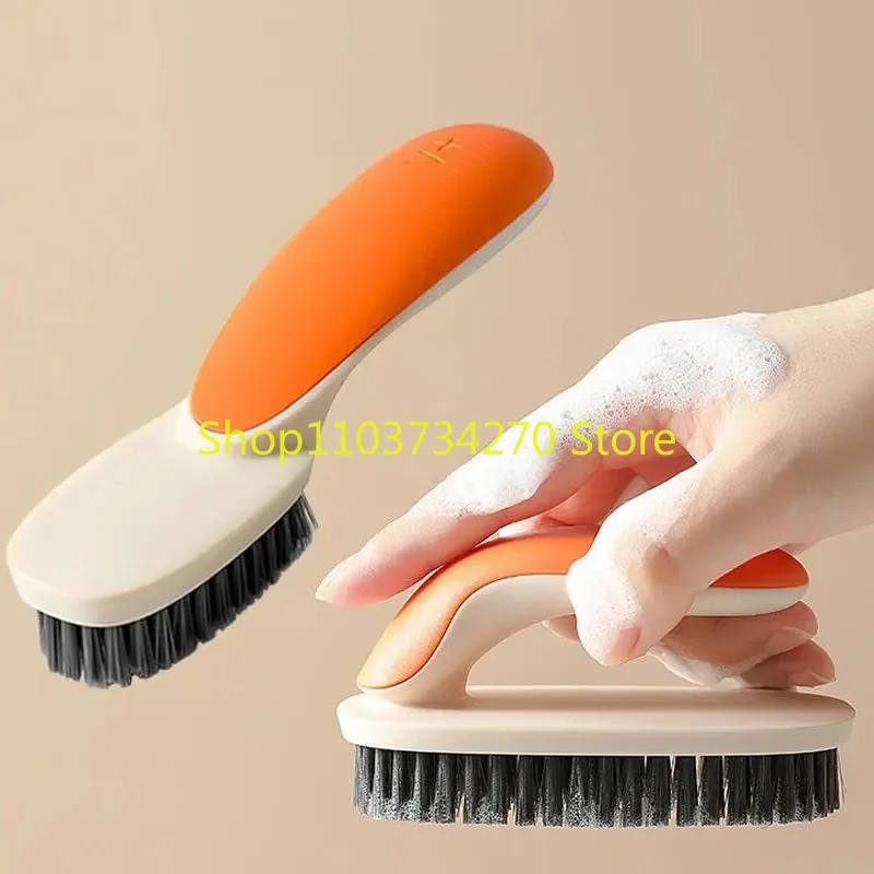 Scrubbing Brush Hard Bristle Laundry Clothes Shoes Scrub Brush Portable Plastic Hands Cleaning Brush for Kitchen Bathroom