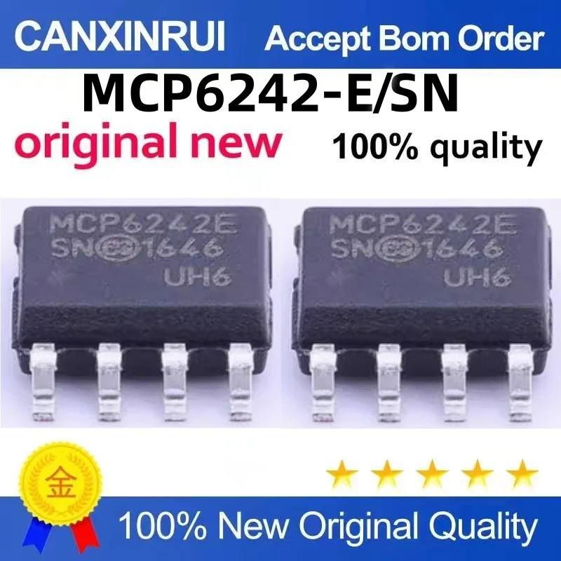 

（10 pieces）MCP6242-E/SN MCP6242E SOP-8 Operational Amplifier Chip