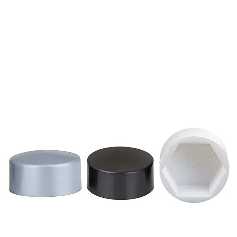 Hexagon Socket Nut Protective Cap Flat Head PE Plastic Protective Cap Hexagonal Screw Protective Cover M4 M5 M6 M8 M10 M12~M30