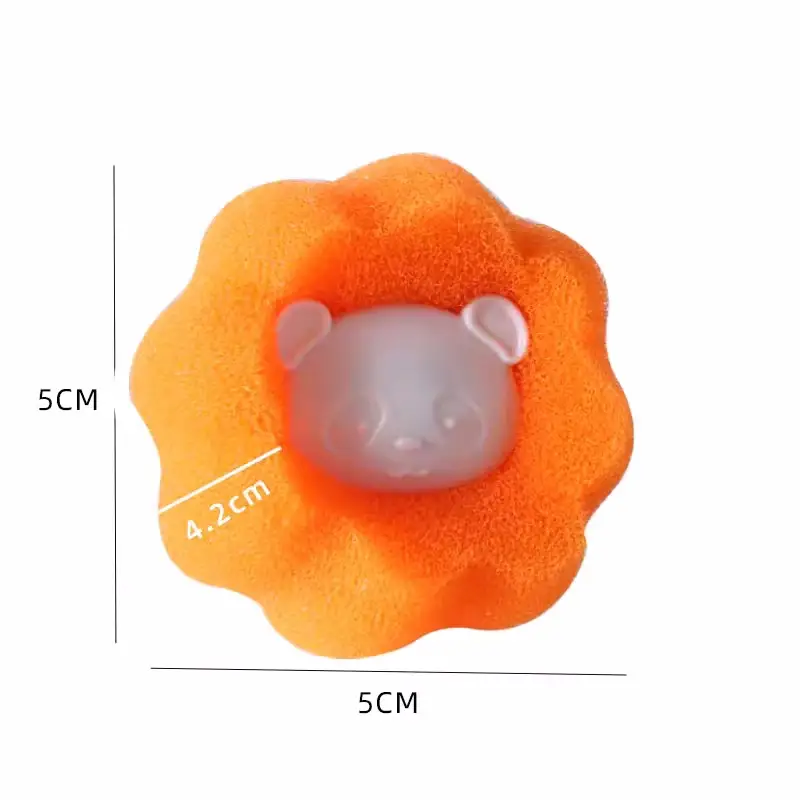 Pet Hair Remover Reusable Ball Wool Sticker Cat Hair Remover Pet Fur Lint Catcher Cleaning Tools Laundry Washing Machine Filter - 6