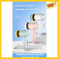 6-Brush Electric Rotating Cleaning Brush Multifunctional Handheld Cordless Electric Cleaning Brush  Electric Scrubber  B