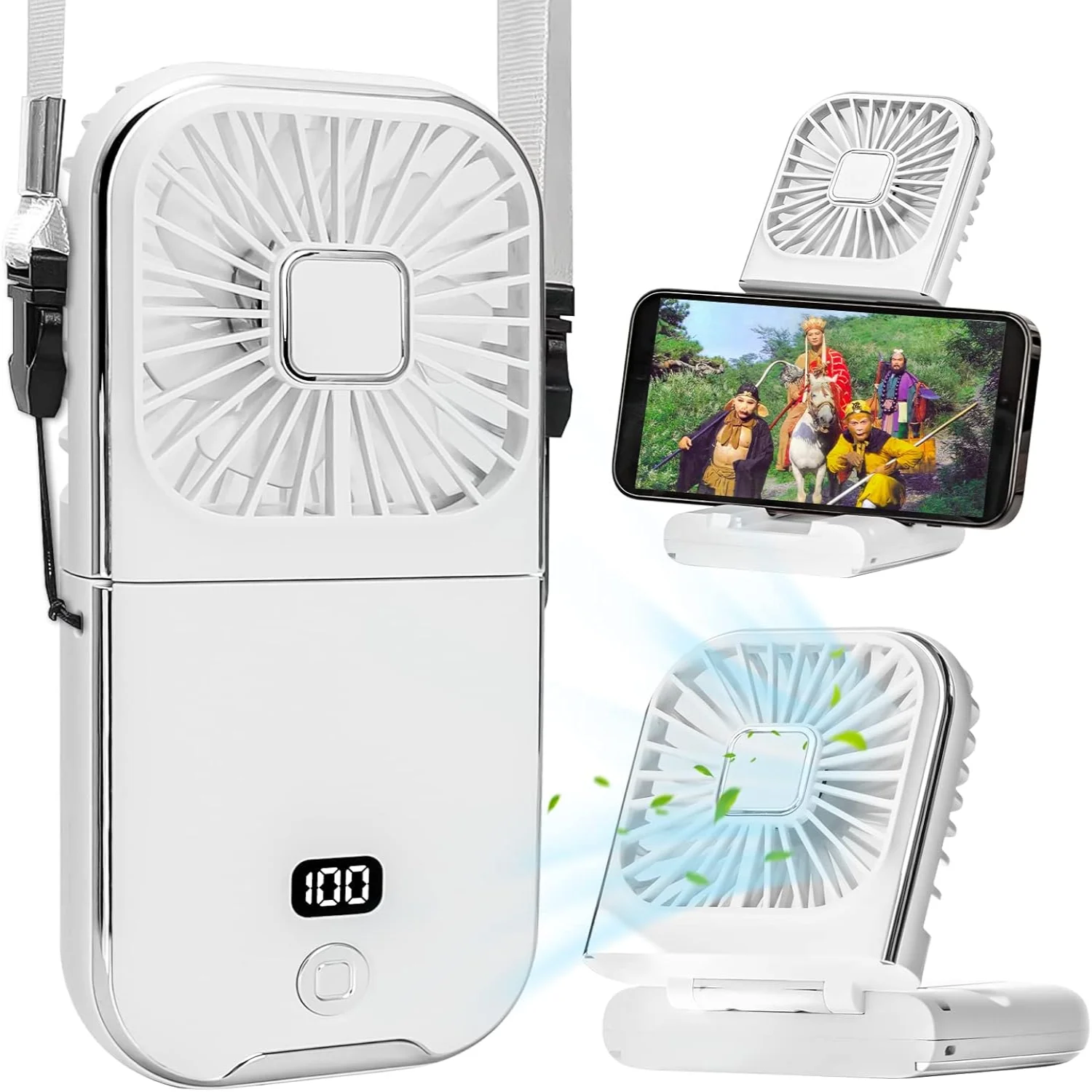 Portable Neck Fan, …