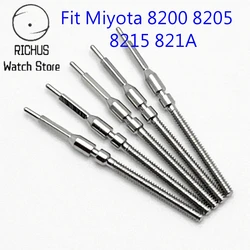 Watch Crown Stem Stainless Steel Fit Miyota 8200 8205 8215 821A Automatic Mechanical Movement Watch Accessories Parts