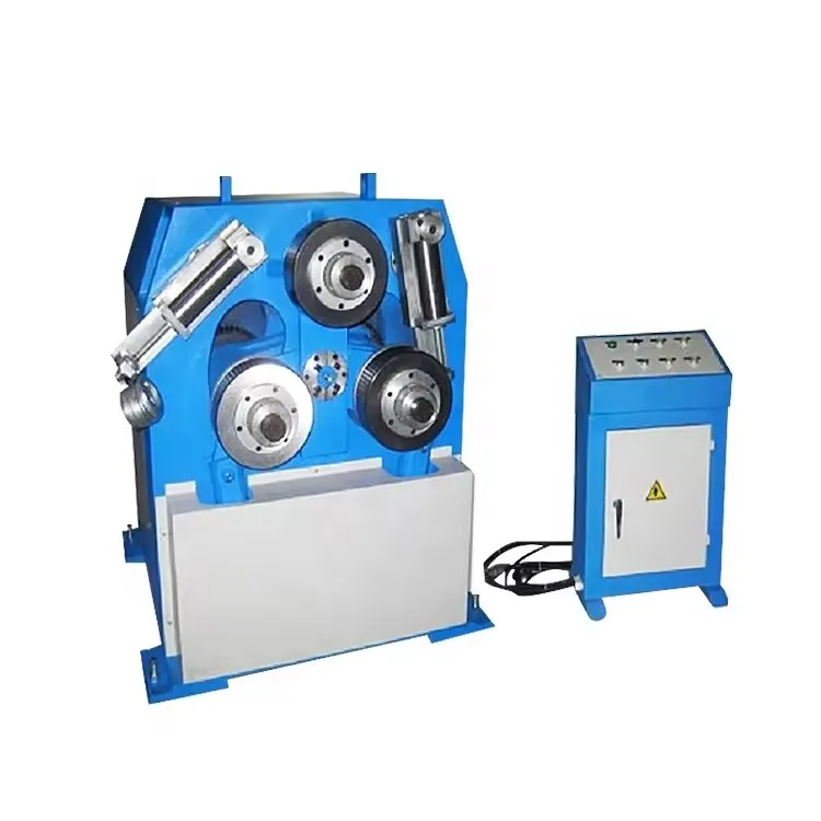 Durable Profile Multifunctional Rolling Pipe Bender Hydraulic Section Angle Iron Angle 3 Rolling Pipe Bending Machine