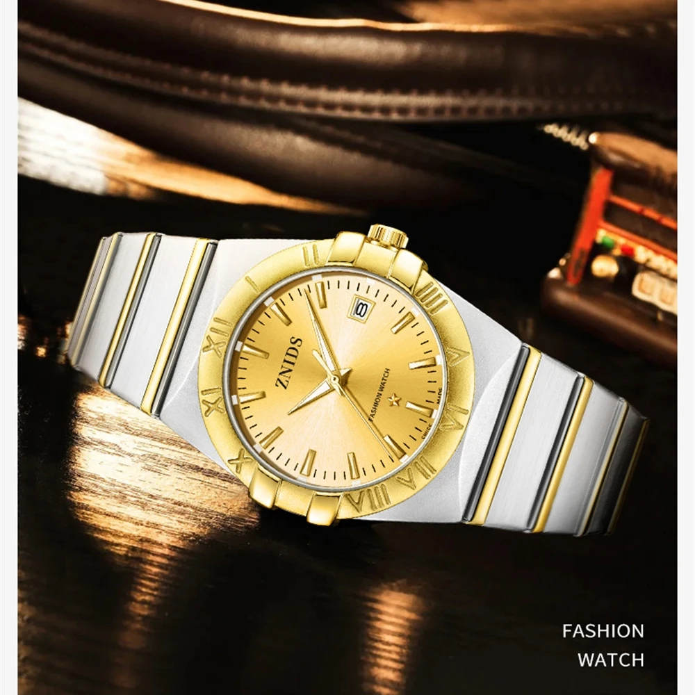 

Men's Luxury Business Constellation Design Steel Watch 2025 Male Fashion Waterproof Quartz Skeleton Watch For Man Wristwatch