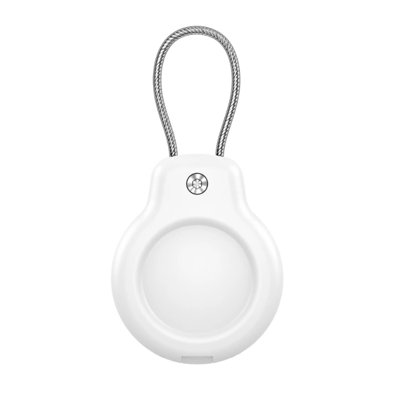 Heavy Duty PCFull Coverage Protective Shell For Apple AirTag Metal Lanyard Included Anti-Scratch Cover Tracker Anti-Loss Locator