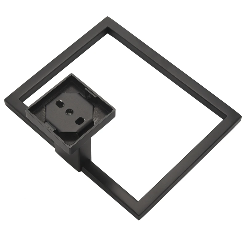 304ステンレス鋼トイレットペーパーホルダー、バスルームタオルディスペンサー、ロールホルダー、モダンな正方形、壁掛けタオルラック