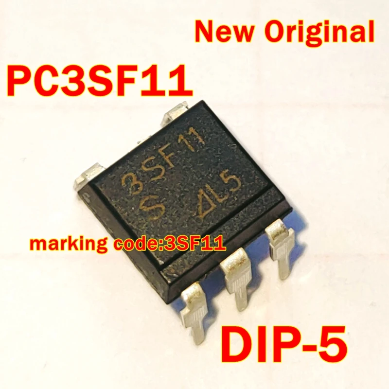 

1pcs to 100pcs PC3SF11 DIP-5 New Original marking code:3SF11 Reinforced Insulation Type Phototriac Coupler for Triggering