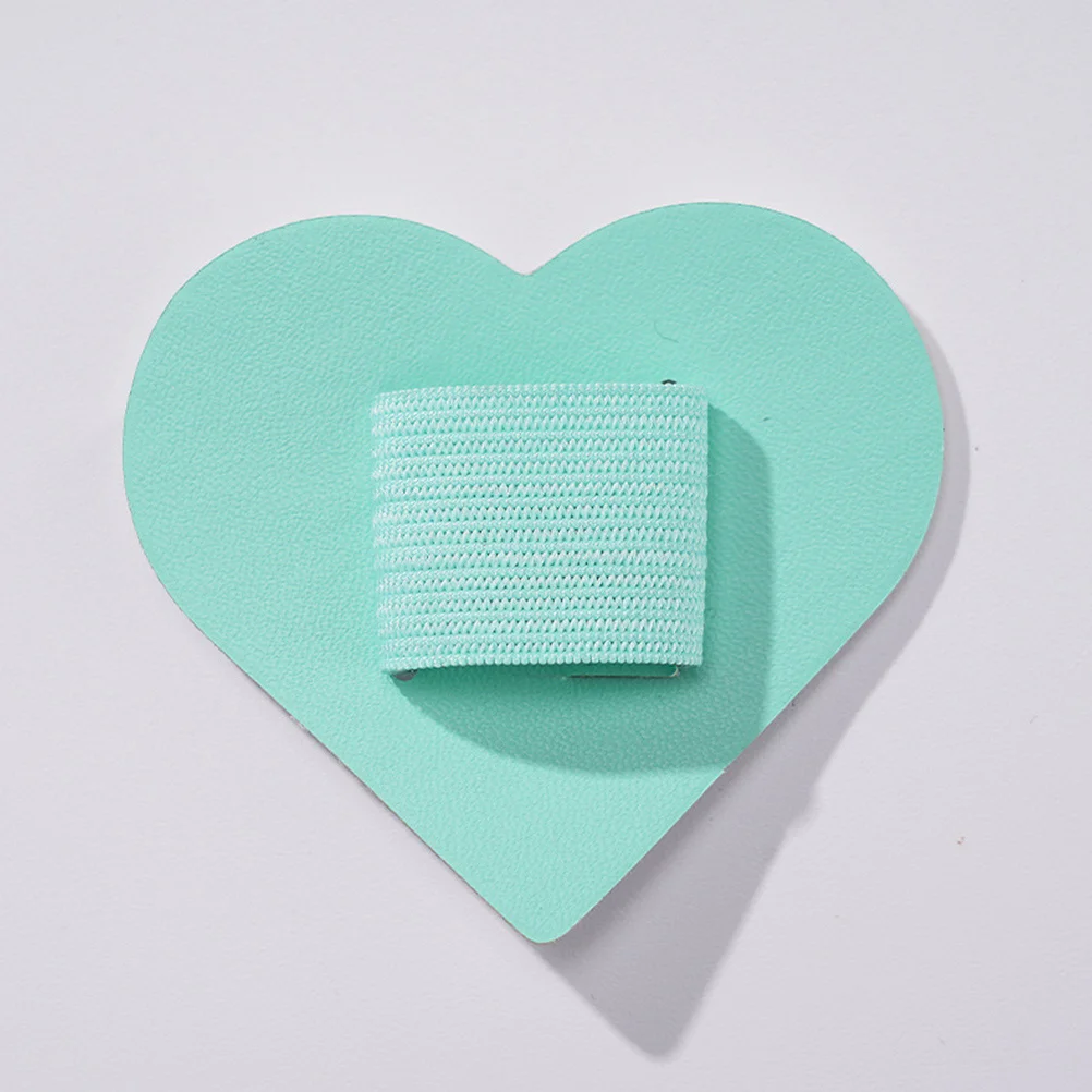 

8Pcs Love Heart Notebook Pen Holder Elastic Band Sleeve Journal Pen Storage Holder Suitable for Notebook Planner Journal Tablet