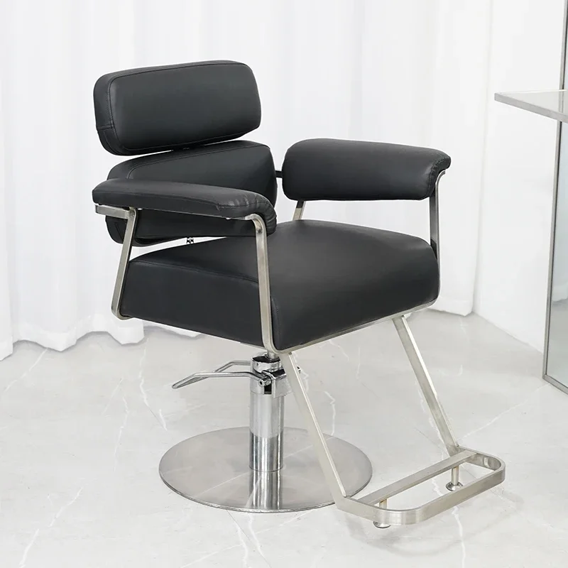 

Barbershop Salon Chair Beauty Professional Swivel Hairdressing Luxury Barber Chair Makeup Silla De Barbero Commercial Furniture