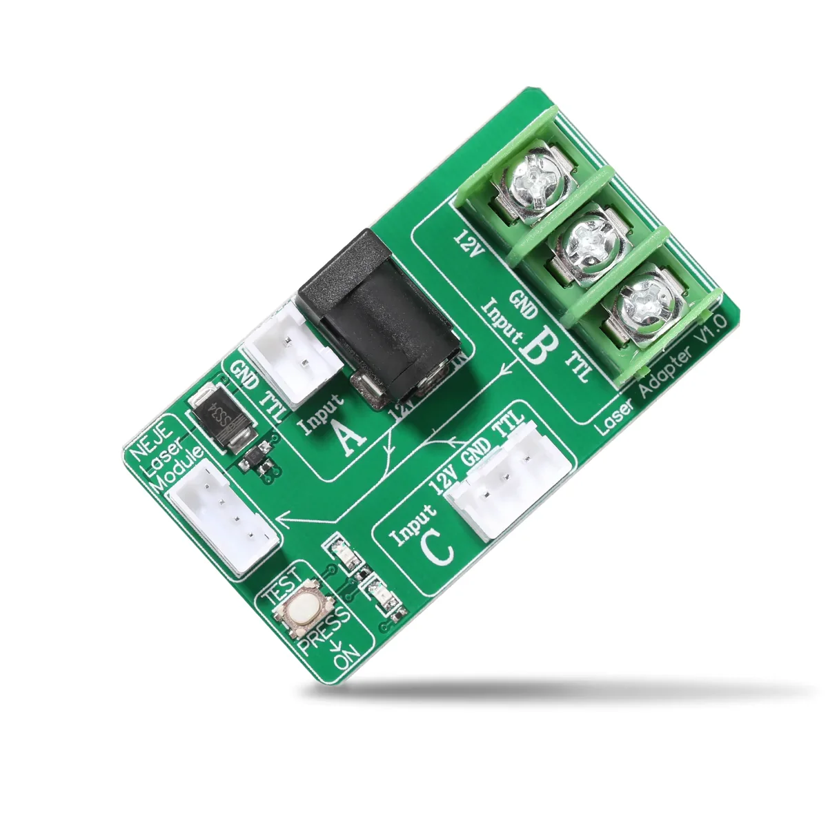 LASER SWITCH / TEST BOARD FOR NEJE LASER MODULE