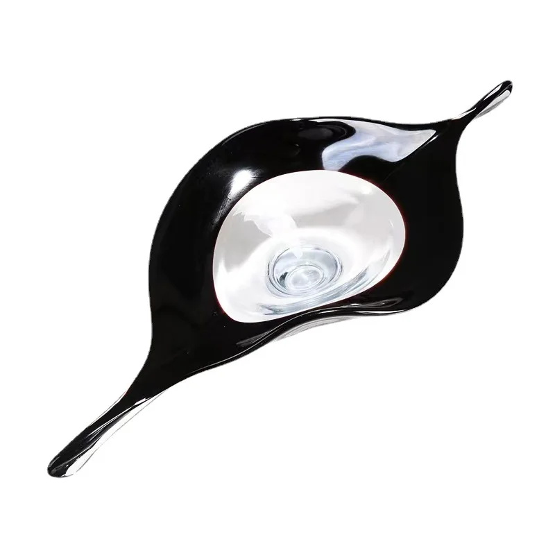 

Современная легкая роскошная глазурованная тарелка с фруктами для гостиной, дома, персонализированная креативная тарелка для чайного столика, еда