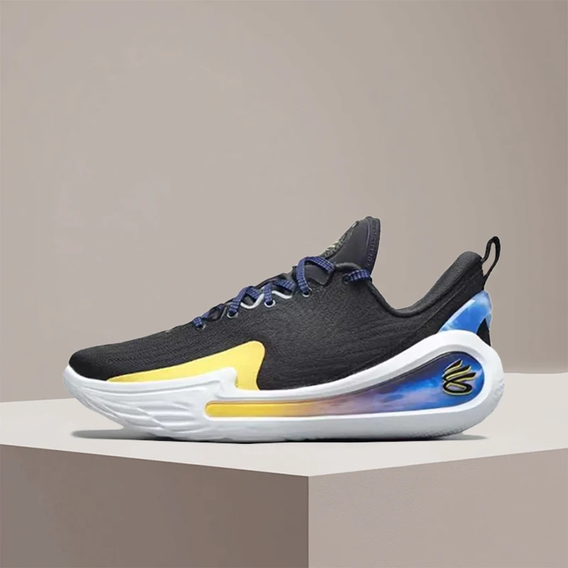 Under Armour Curry 12 Black Men's Low-Top Basketball Shoes Sporty Non-Slip Lightweight Breathable Durable Athletic 3027630-001