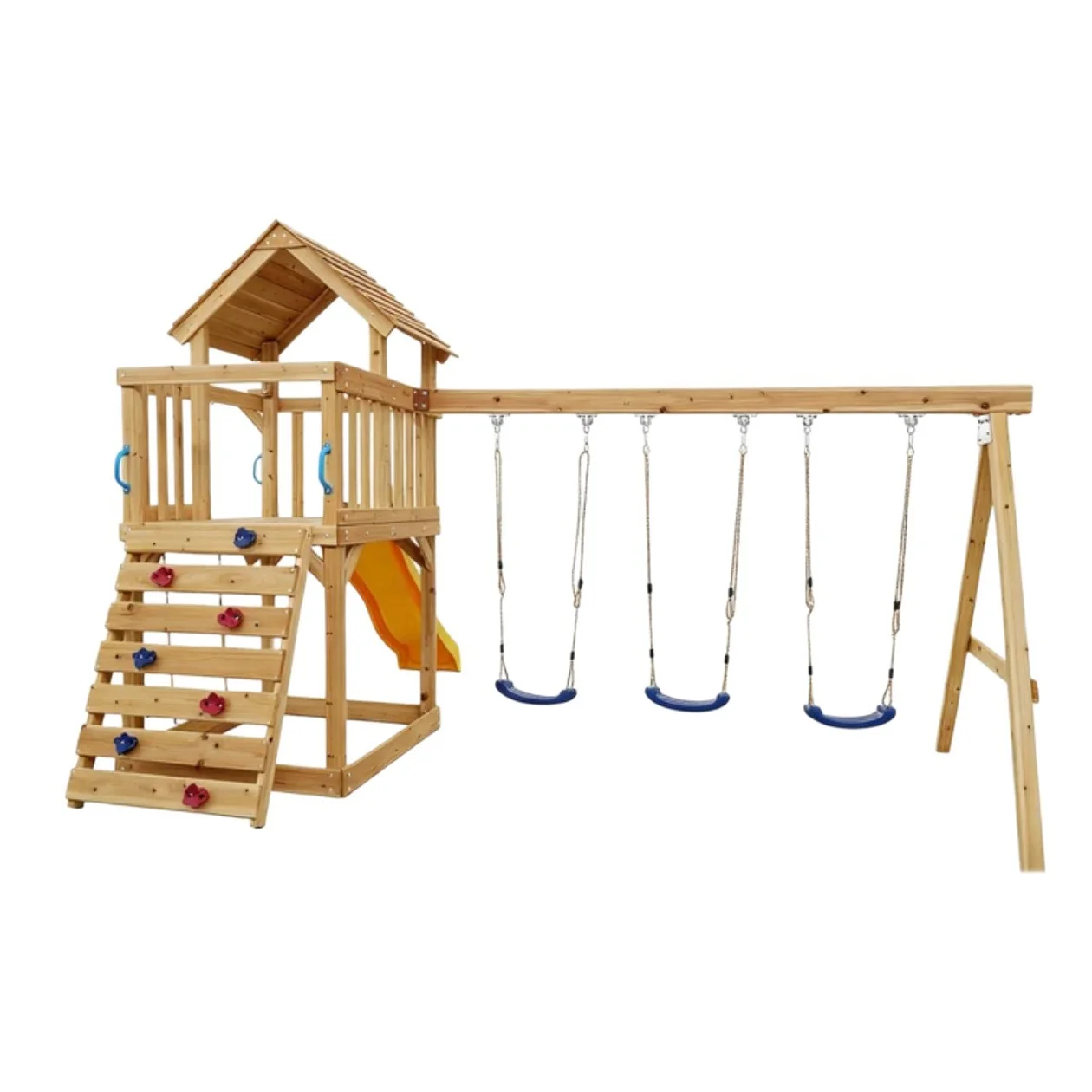 ชิงช้าเด็ก ชิงช้าไม้สำหรับเด็ก - Outdoor Furniture Kids บทวิจารณ์และราคา