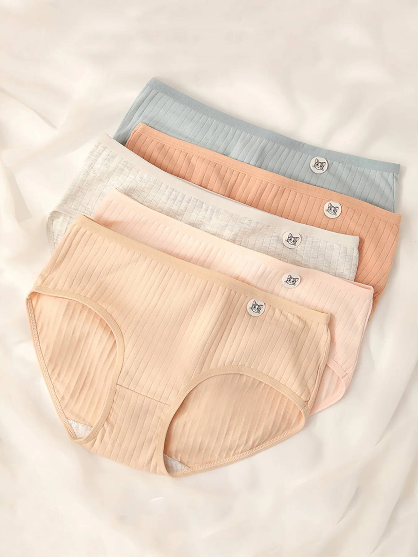 

5PCS new women's underwear girls comfortable breathable women's underwear