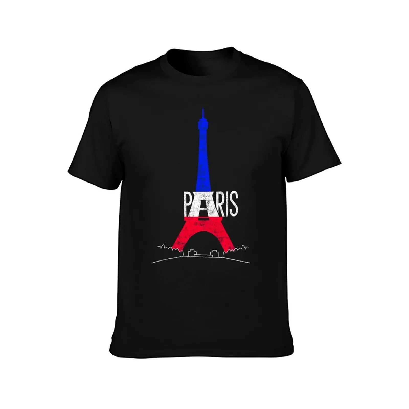 Paris Eiffel Tower France National Flag Souvenir T-Shirt graphic tee shirt sublime shirts graphic tee men