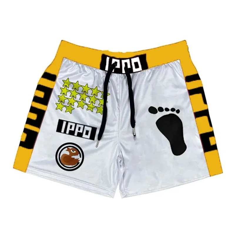3D Hajime No Ippo Anime Shorts Men Print Gym Shorts Quick Dry Mesh Short Pants Cosplay Fitness Baggy Boxing Shorts
