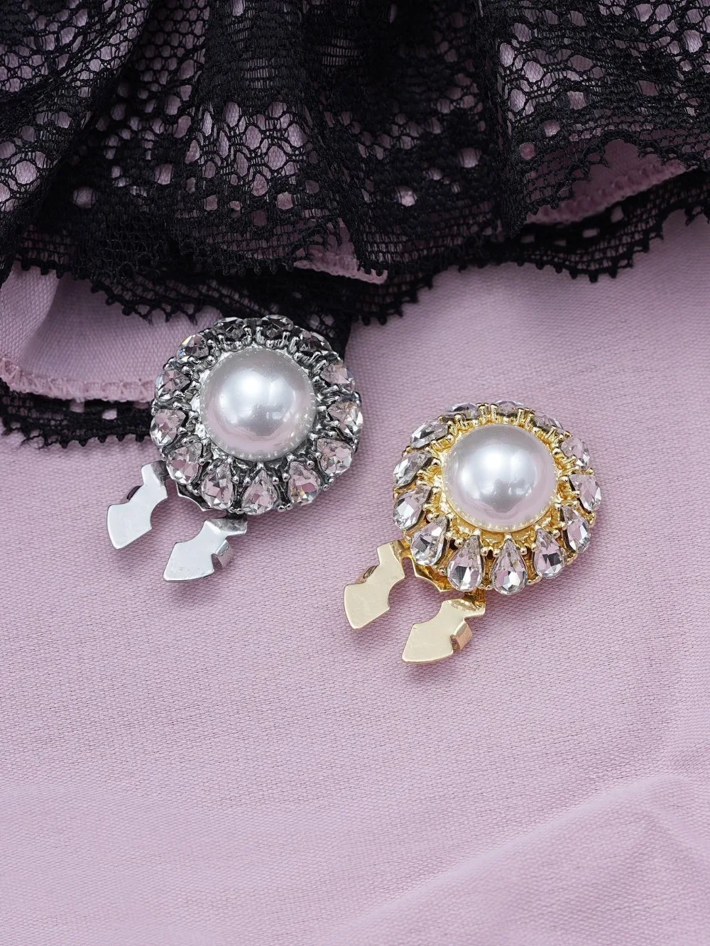 1PCS Cross-border Hot-selling Detachable Metal Button Covers! High-endAccessories, Clip-on Design for Easy Luxury Jewelry