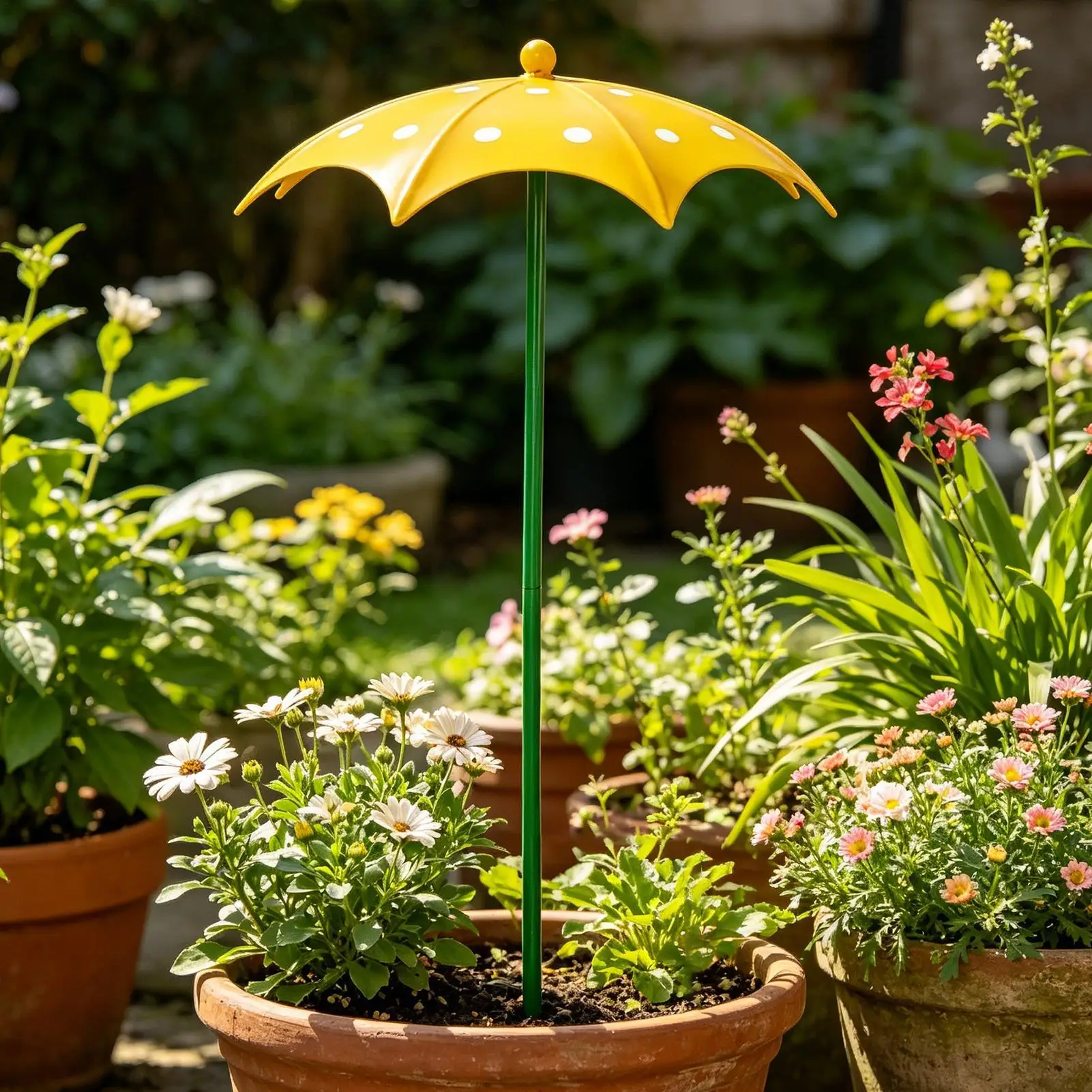 Plant Umbrella Mini Portable UV Protection Parasol Plant Shade For Pool Beach Garden Picnic Outside Balcony Party Camping Rain