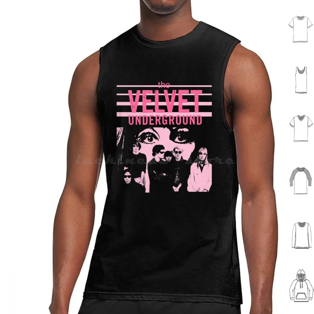 Velvet Nico Tank Tops Print Cotton The Velvet Underground Velvet Underground Nico Lou Reed Music Band Banana Velvet Punk