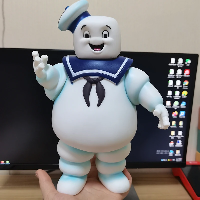 Movie Ghostbusters StayPuft Marshmallow Man PVC Figure Toy Model Statue New Figurine Gift