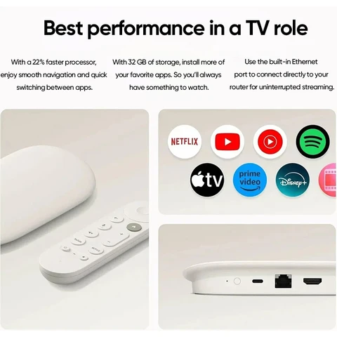 Google TV 4K Streamer - Умный медиаплеер с поддержкой HDR и Dolby Vision — изображение продукта