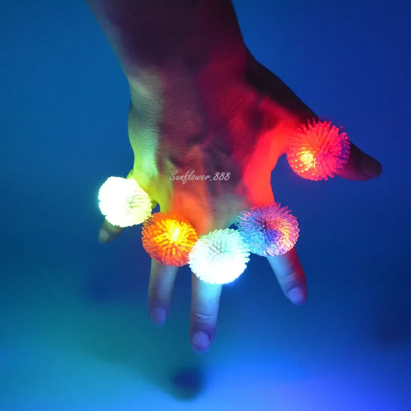 

24pcs Event LED Light up Jelly Rings Glow in Dark Supplies Finger Lights Rave Toys for Birthday Glow Party Supplies