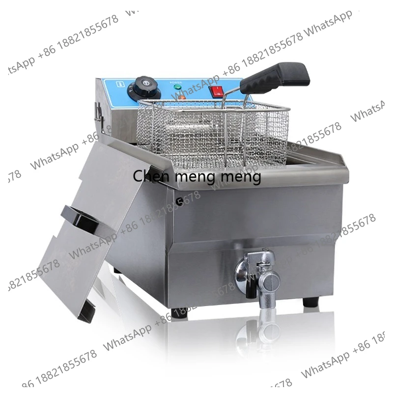 

Commercial 101V Fryer with Oil Valve Chicken Chop Fryer French Fries Potato Tower Fryer