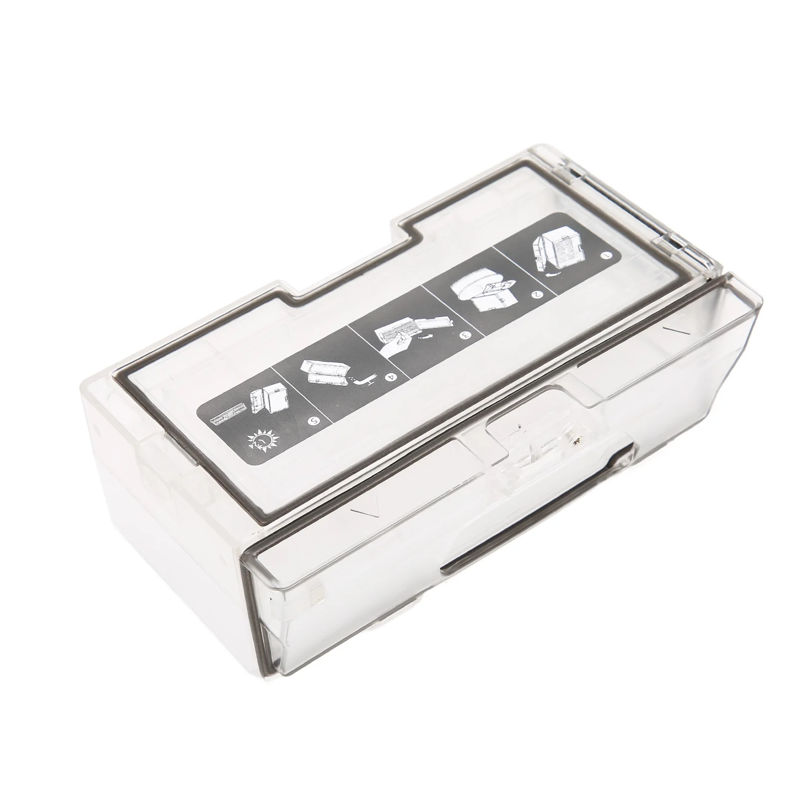 Dust Collection Box Replacement Accessories Wear Resistant Easy Installation Sweeper Dust Box  for Floor Cleaning Robot