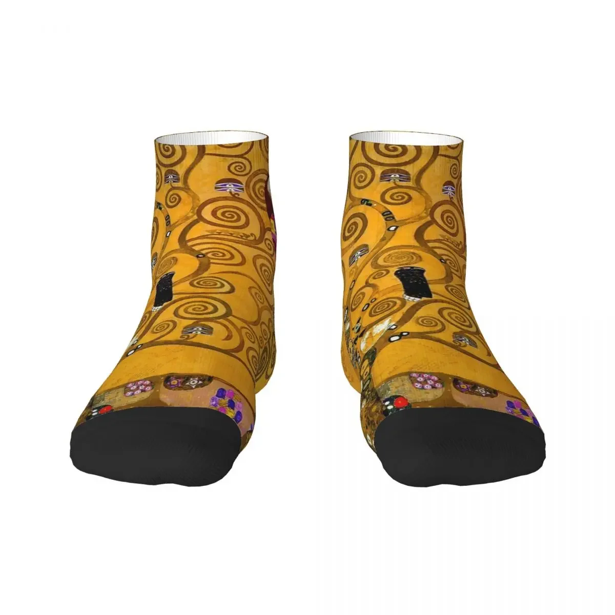 Tree Of Life By Gustav Klimt Dress Socks Mens Womens Warm Funny Novelty Painting Art Crew 