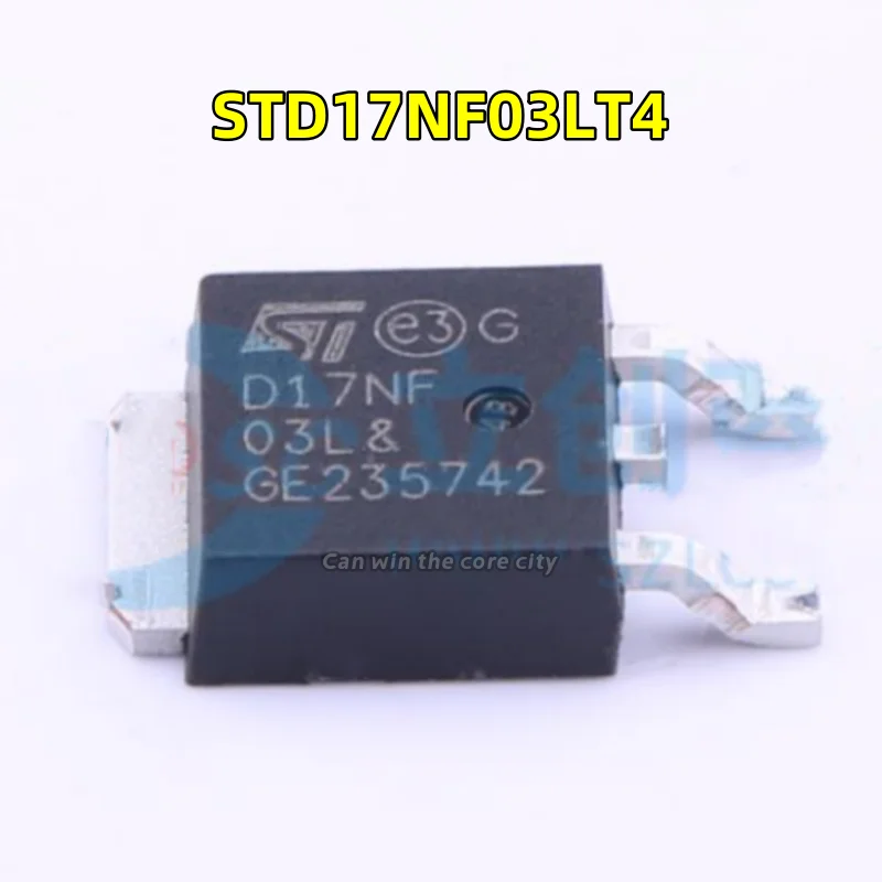 

1-100 PCS/LOT Original original imported STD17NF03LT4 N channel 17A 30V patch TO-252 D17NF03L spot