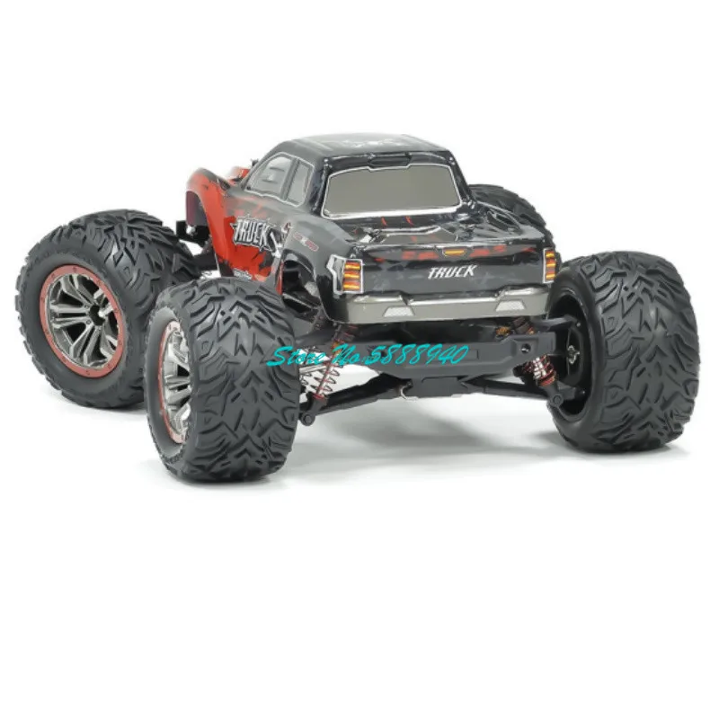 70KM/H 1/12 Off Road Waterproof High Speed RC Car 4WD LED Lighting Metal Hydraulic Shock Absorber Remote Controlled Car Truck