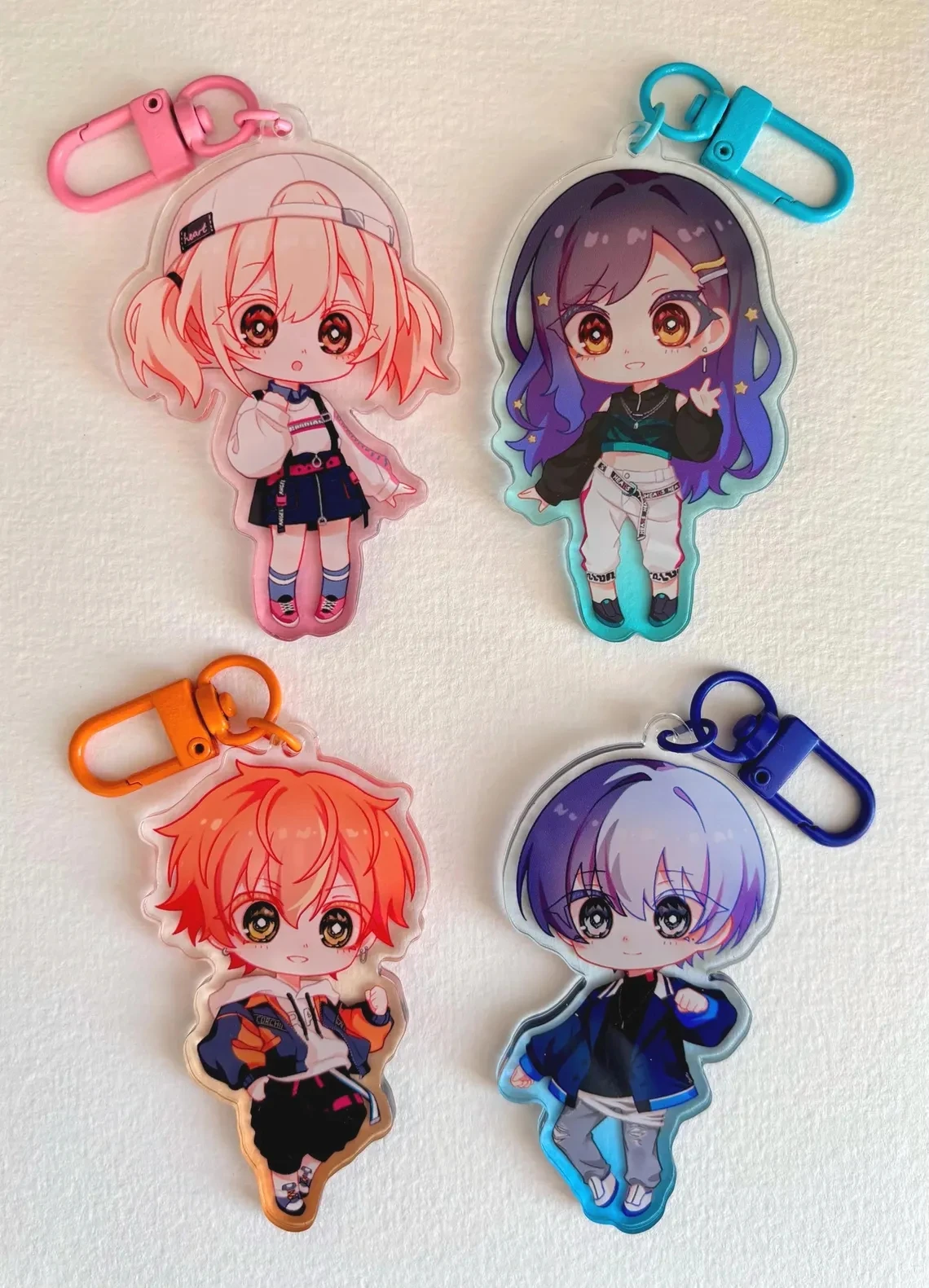 Vivid Bad Squad Acrylic Keychains Charms Project Sekai - Assorted Designs School Supplies Fan Art Collectible Items