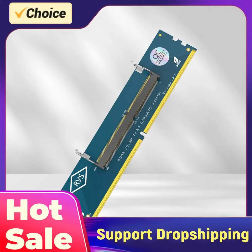 DDR5 SO-DIMM Gaming Laptop RAM Memory Module Memory Card Converter DDR5 Memory RAM Adapter Card for Laptop Desktop