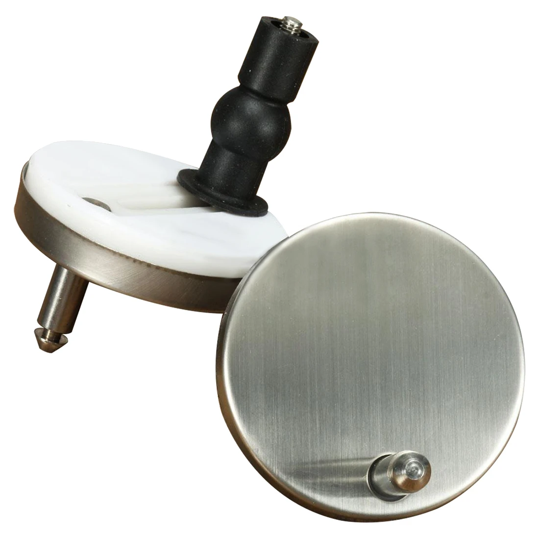 

AAAF 2Pcs Toilet Seat Screws Top Fix Hinge Pack & 2X Toilet Seat Hinge Hole Fixings Well Nut Screw Rubber Back To Wall