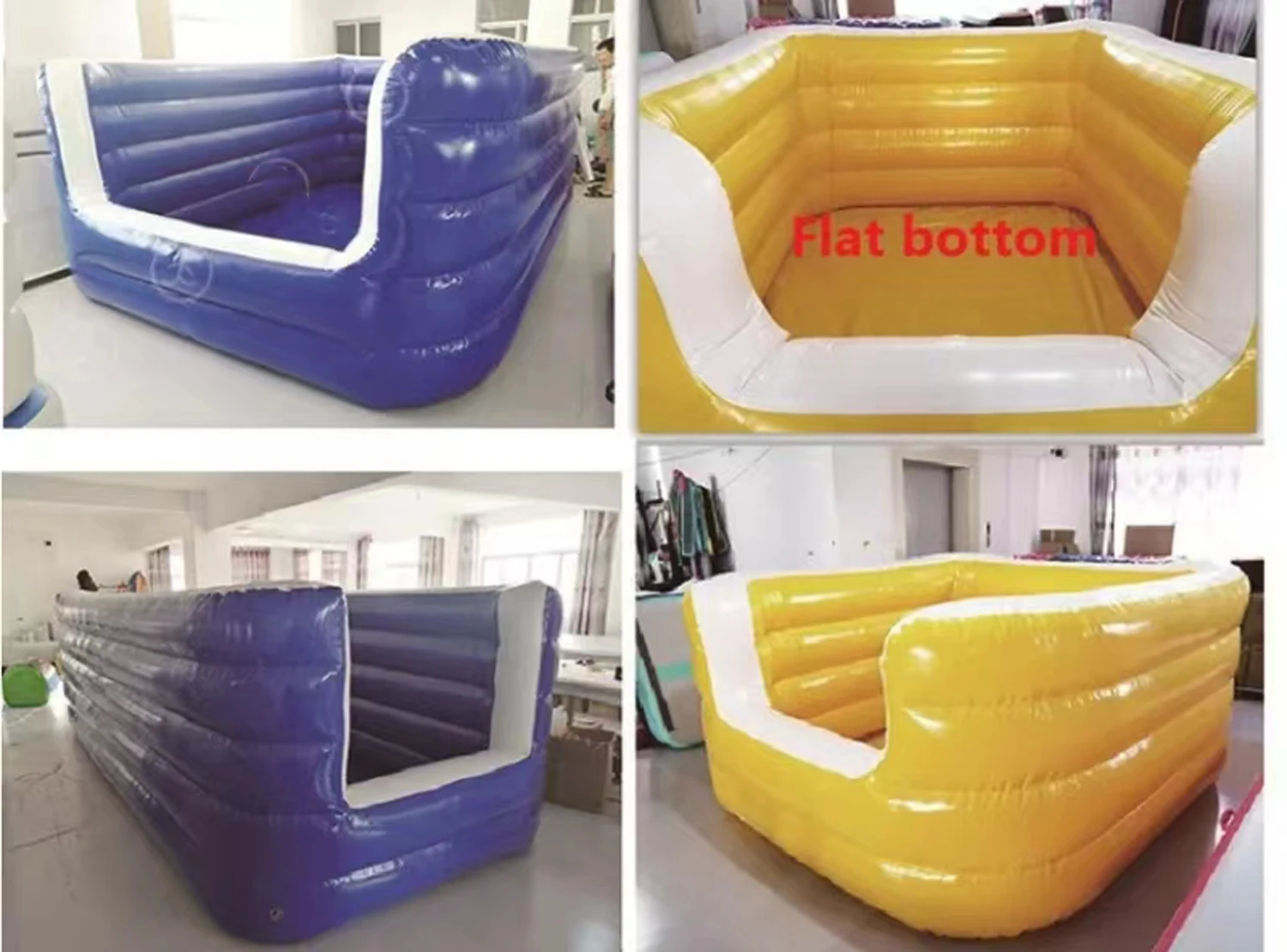 Airtight PVC Ball Pit Inflatable Foam Pit Soft Round Kiddie Baby Playpen Ball Pool For Kids Toddlers Indoor Outdoor Activities