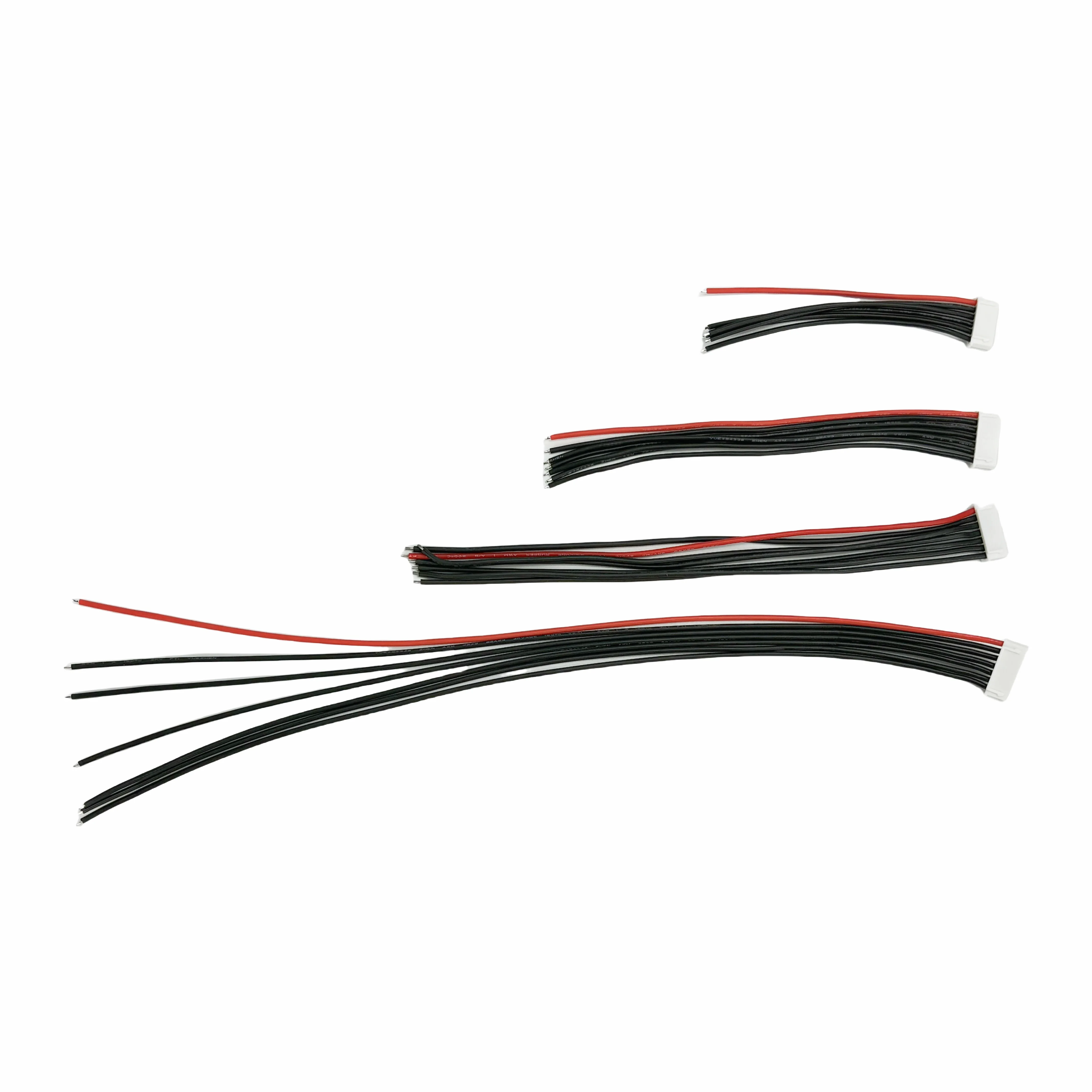 10pcs/lot 1S 2S 3S 4S 5S 6S 7S 8S Lipo Battery Balance Charger Cable IMAX B6 Connector Plug Wire 30 20 15 10cm Single head wire