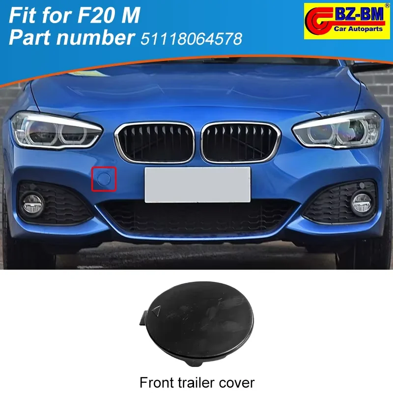 Front  Bumper Trailer Cover Tow Hooks 51118064578 for BMW F20 M