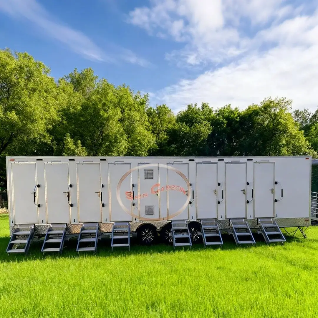 Mobile Toilet for Outdoor Temporary Use Easy to Install Environmental Public Toilet for Construction Site Working Bathroom