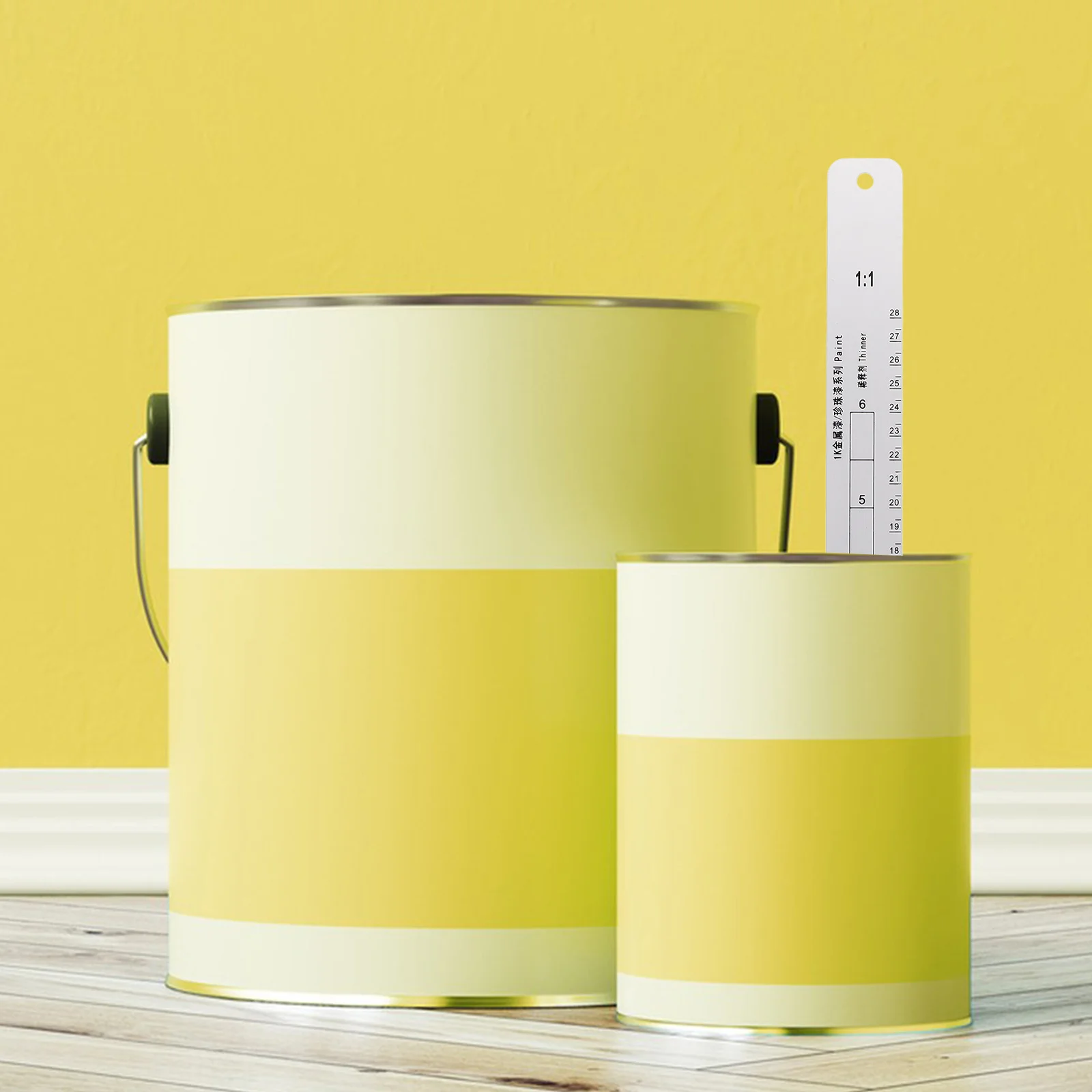 

Stainless Steel Measuring Stick 10Cm Graduation Ruler For Automotive Mixing Tool Paint Ratio Rulers Mixing Ruler Metal Paint