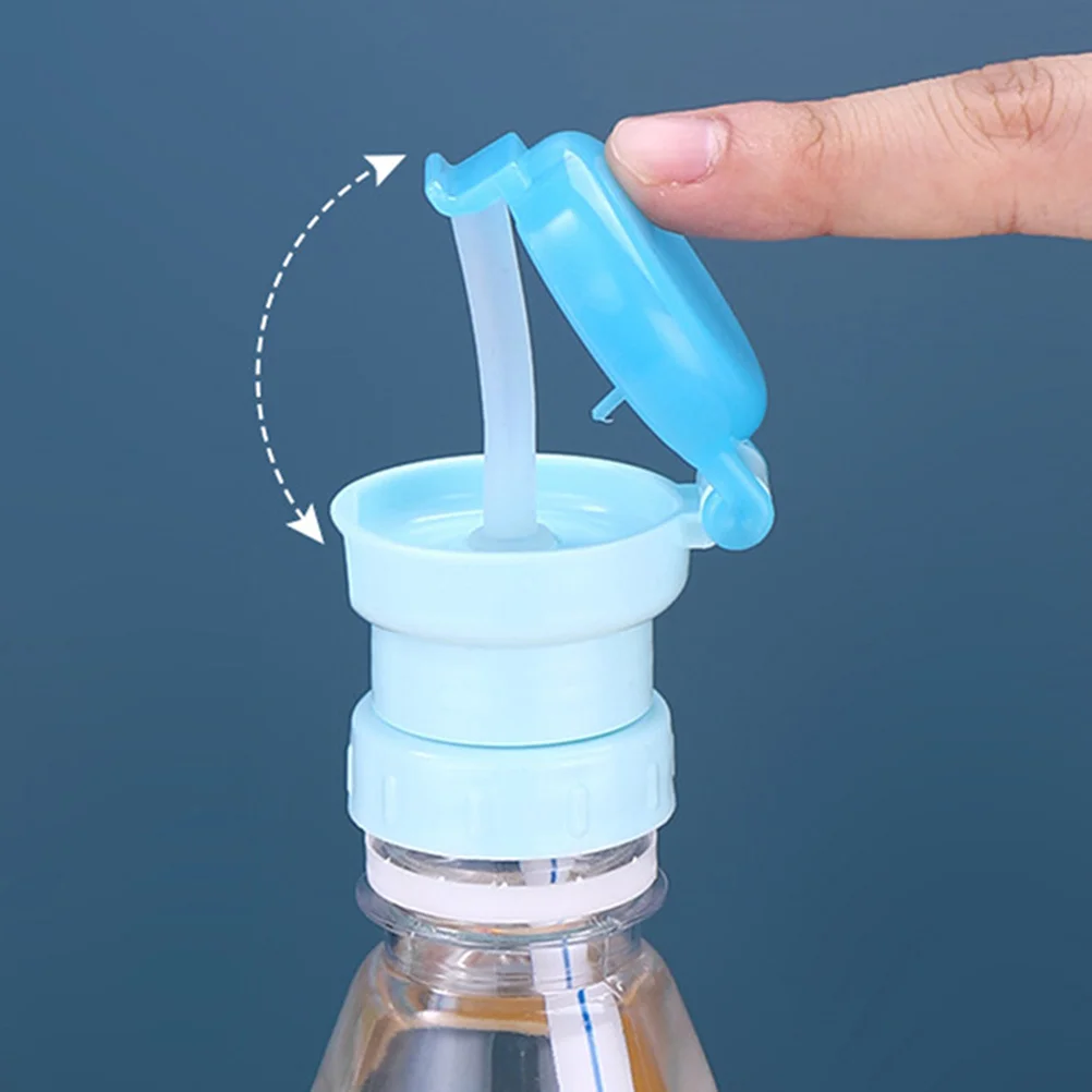 2 قطعة قبعات سيبي المحمولة مقاومة للانسكاب انفصال تصميم غطاء غبار لزجاجة الطفل غطاء من القش عصير الصودا قبعات غطاء زجاجة مشروبات