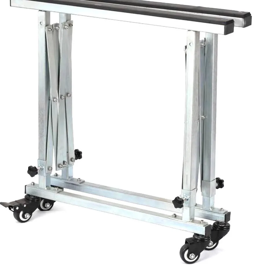 Auto Dent Repair; Painted Hood Support Bracket; Easy-to-Store, Locking-Wheel Mobile Door Storage Rack